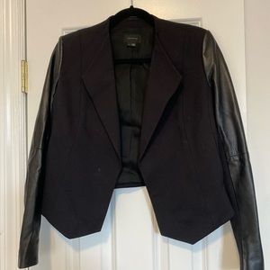 Theory leather blazer - size 2